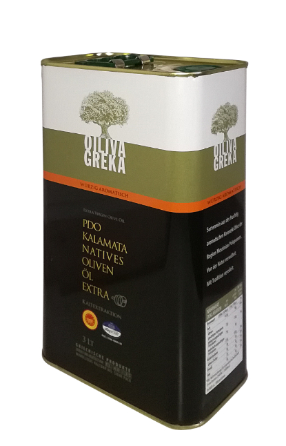OILIVA GREKA Extra Virgin Olive Oil (Canister) – mild and fruity