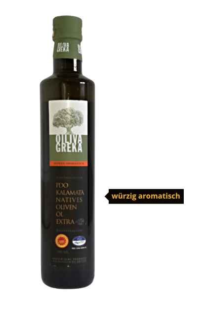 OILIVA GREKA PDO Kalamata Natives Olivenöl, 500ml
